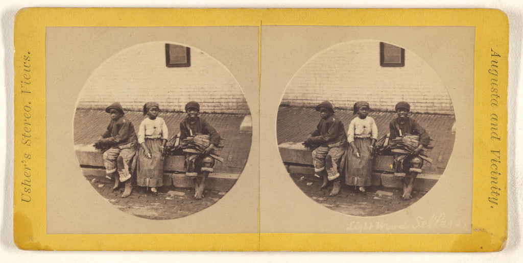John Usher, Jr.:Light Wood Sellers, Poster Print Wall Art
