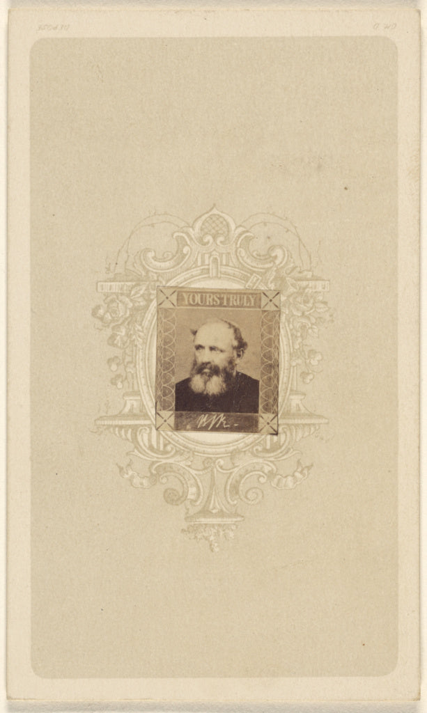 Unknown maker, American:[Unidentified balding man with grayi, Poster Print Wall Art