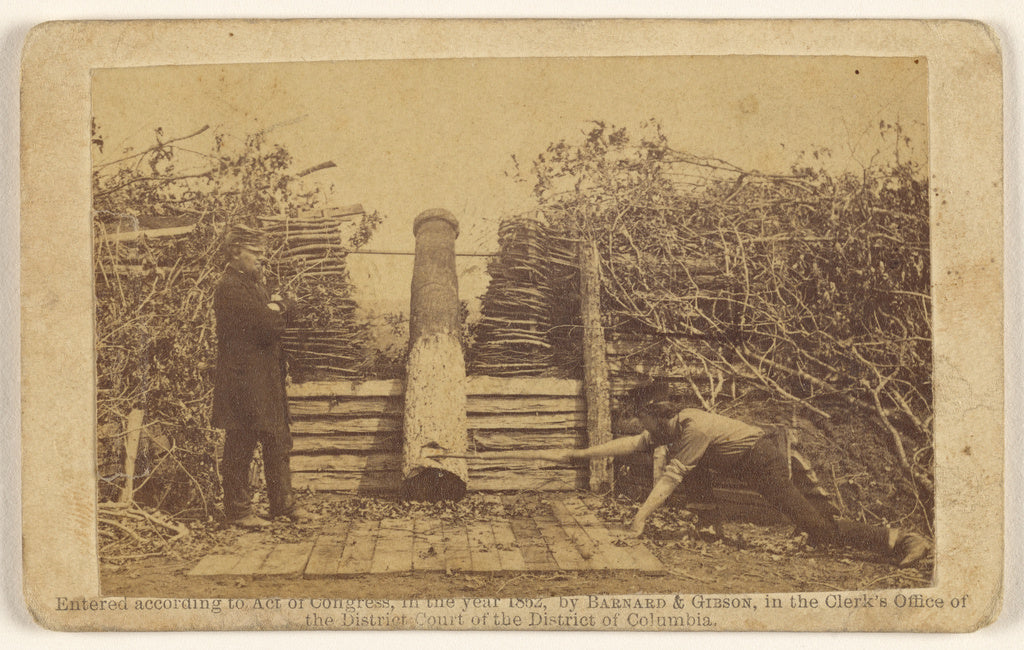 Barnard & Gibson:Quaker Gun, Centreville., Poster Print Wall Art
