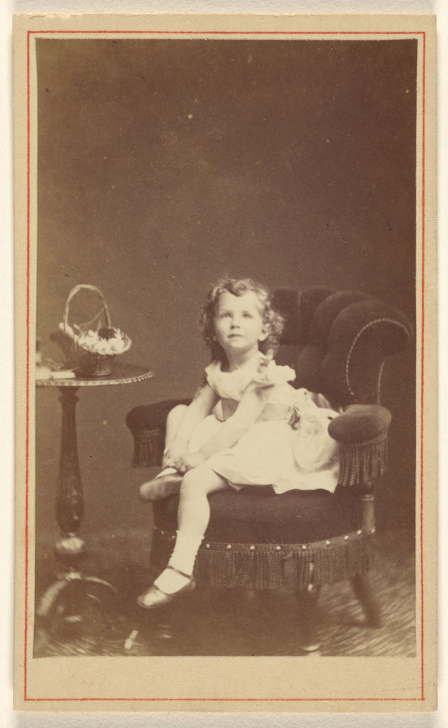London Stereoscopic and Photographic Company:[Little girl po, Poster Print Wall Art