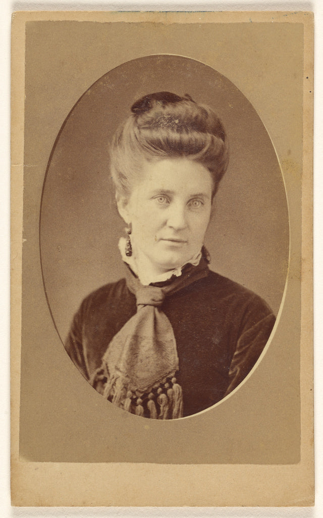 J. J. Abbott:[Unidentified woman, printed in quasi-oval styl, Poster Print Wall Art