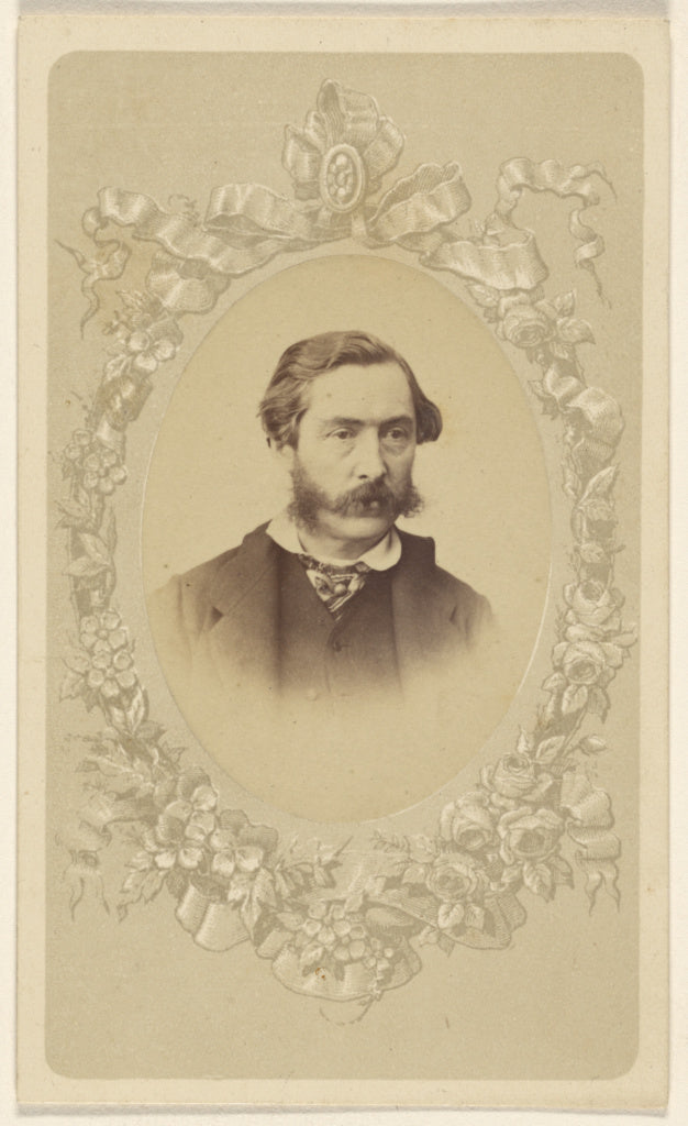 Schwarzschild & Co.:[Man with moustache and muttonchops, in , Poster Print Wall Art