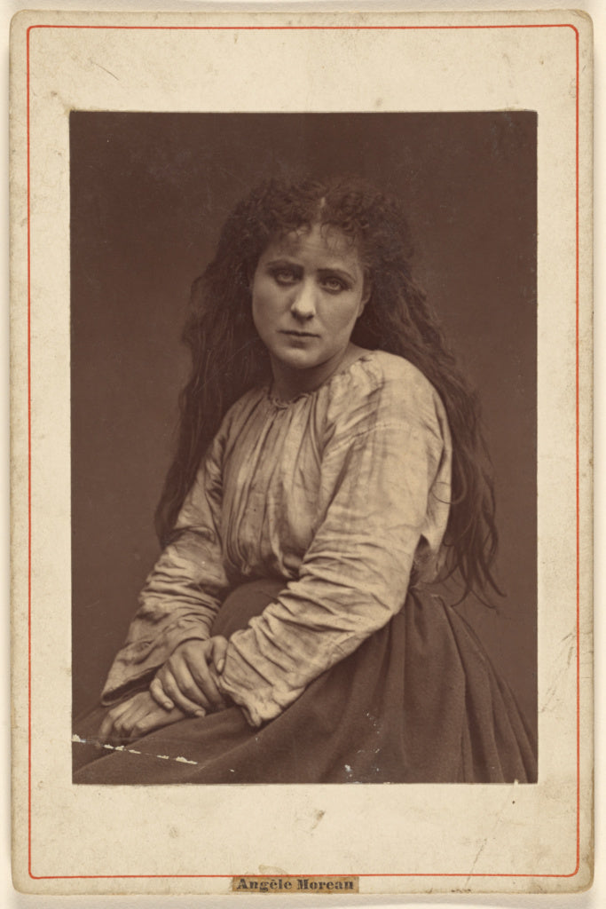 Unknown:Angele Moreau, Poster Print Wall Art