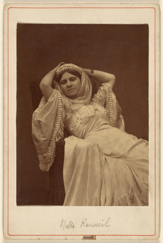 Unknown maker, French:Nelle Rousseil. Role de Cora., Poster Print Wall Art