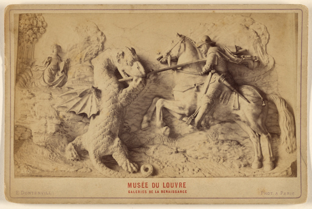 E. Dontenvill:Musee Du Louvre. Galeries De La Renaissance., Poster Print Wall Art