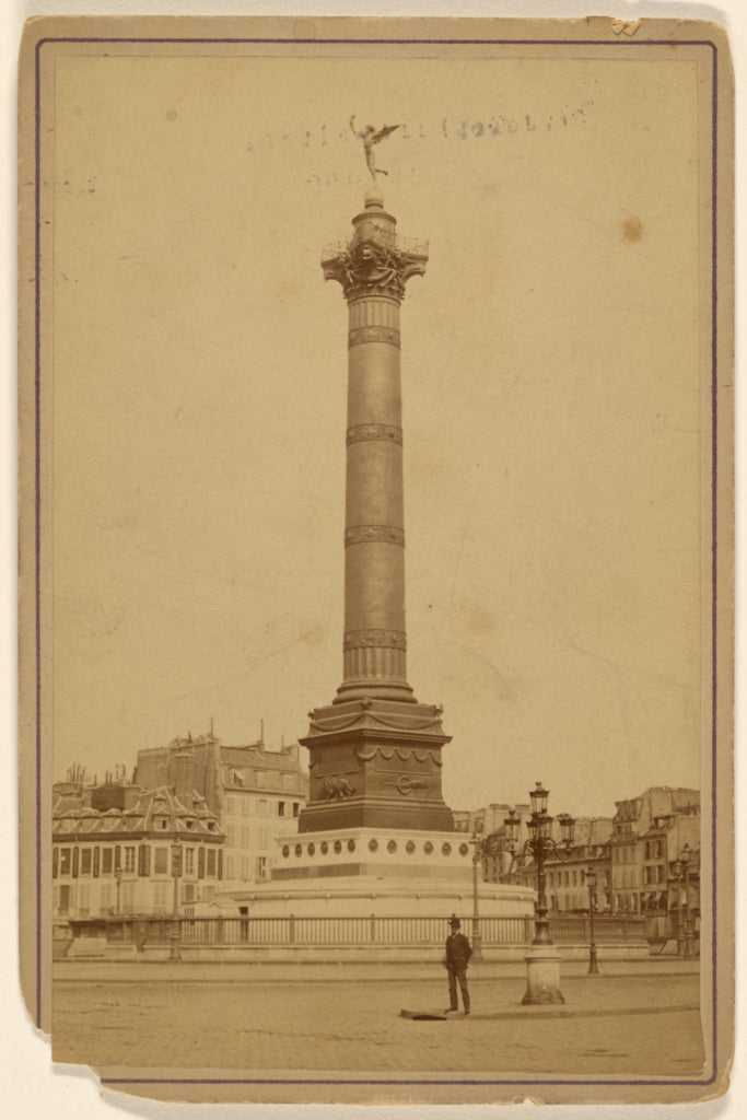 Debitte & Hervè:Colonne de Juillet, Place de la Bastille, Poster Print Wall Art