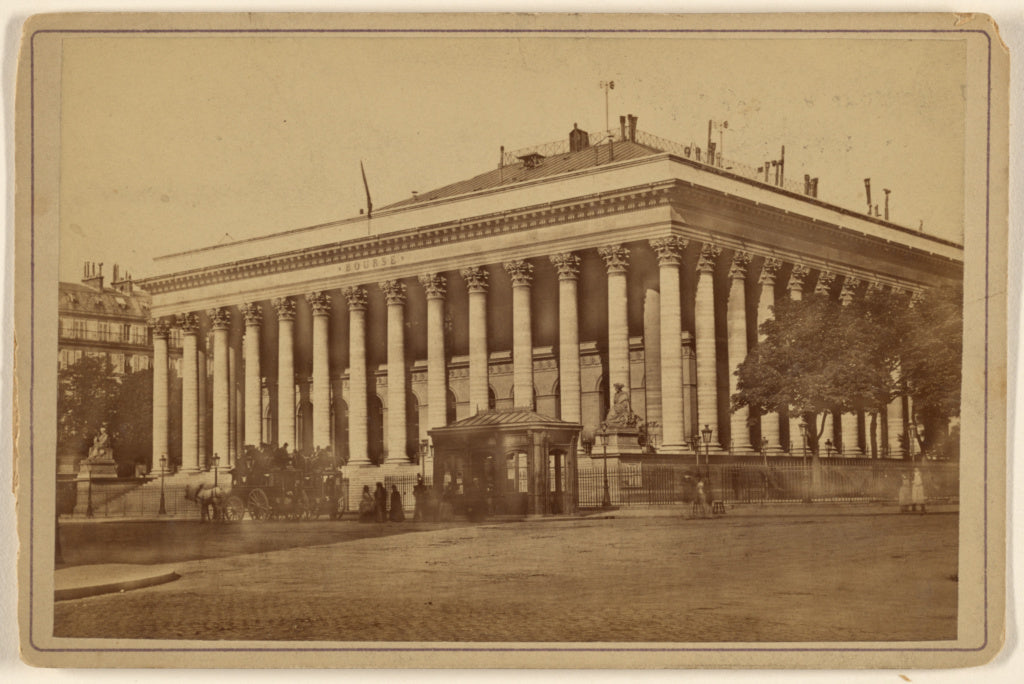 Debitte & Hervè:La Bourse, Poster Print Wall Art