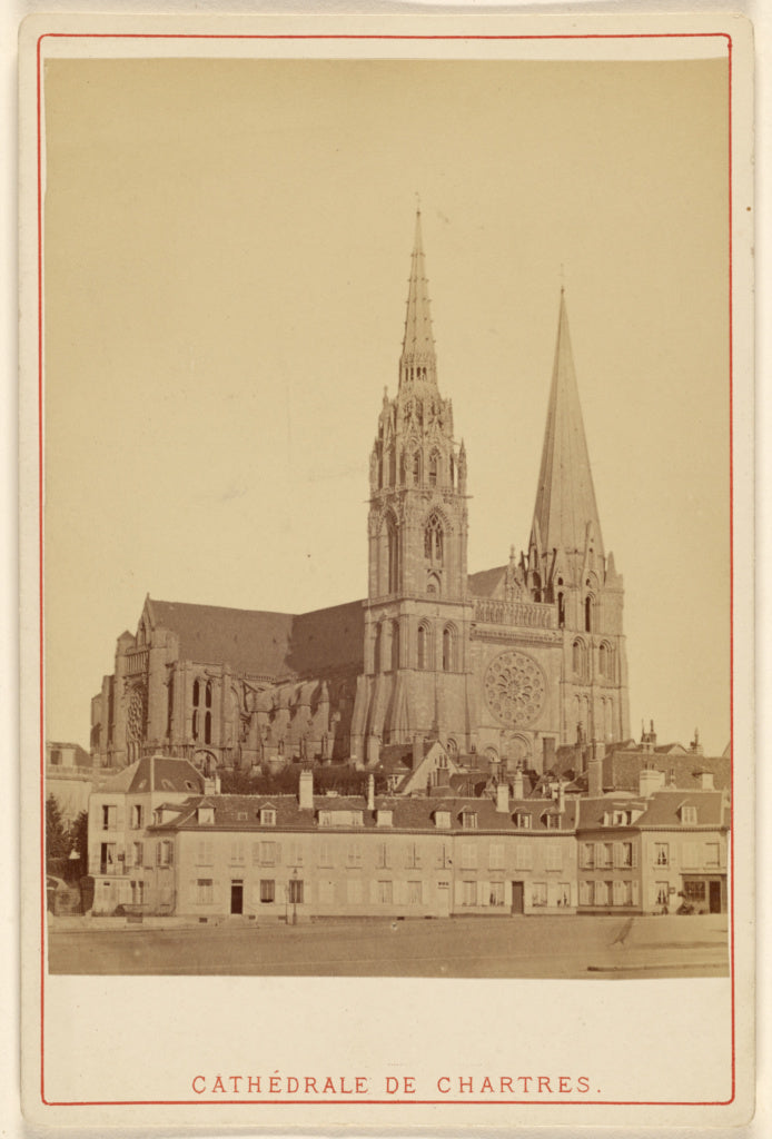 Unknown maker, French:Cathedrale de Chartes, Poster Print Wall Art