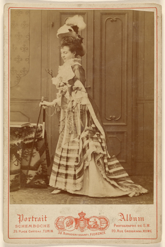 Michele Schemboche:[Full-length portrait of a well-dressed w, Poster Print Wall Art
