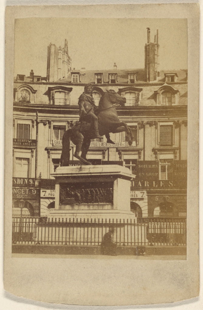 Unknown maker, French:Place des Victoires, Poster Print Wall Art