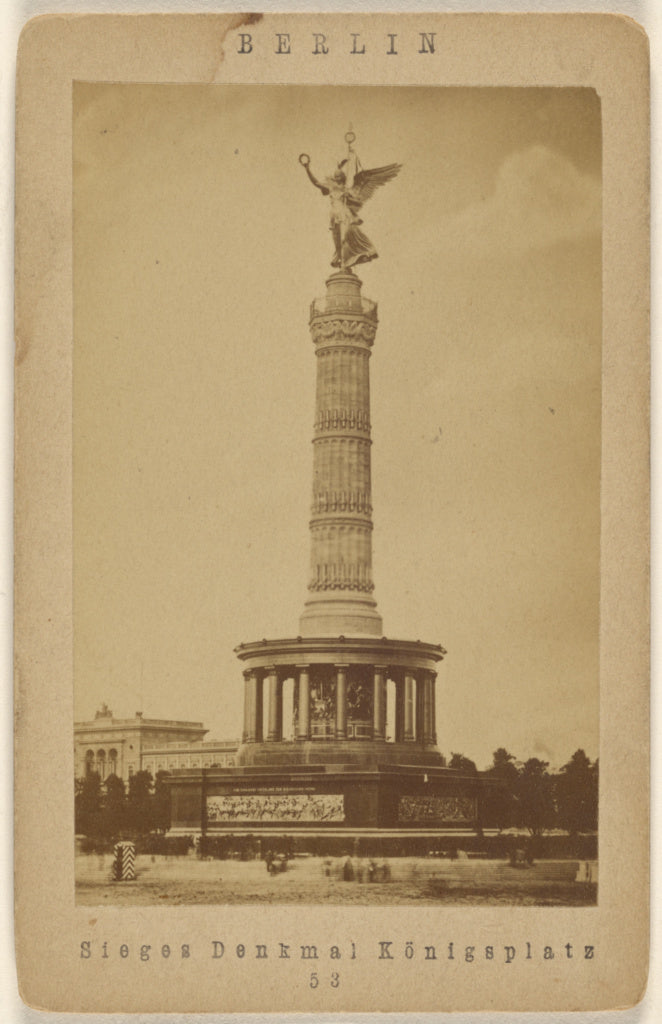 Unknown maker, German:Sieges Denkmal Konigsplatz, Poster Print Wall Art