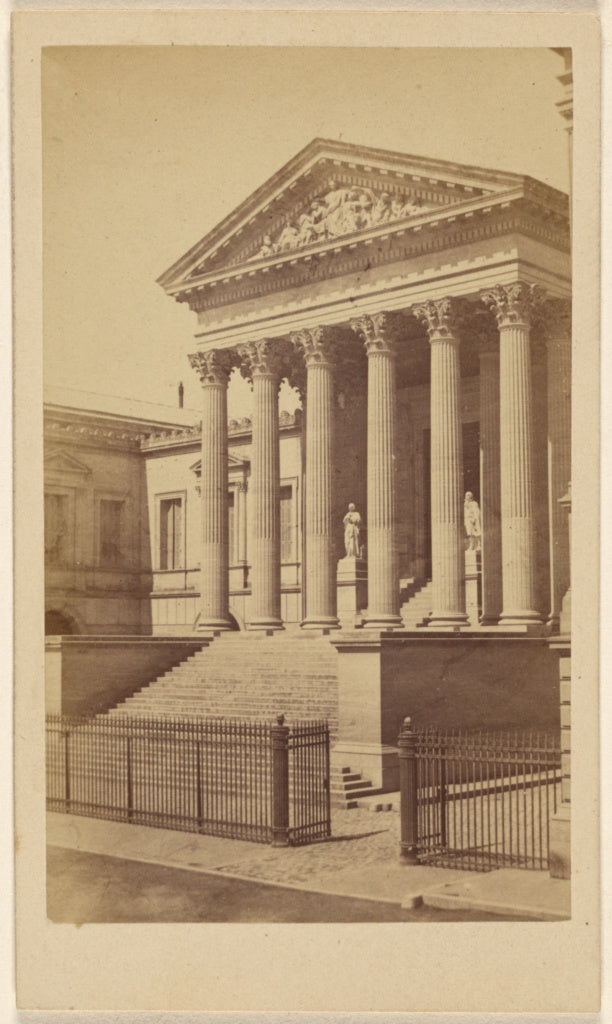 Unknown maker, French:Palais de Justice, Montpellier., Poster Print Wall Art