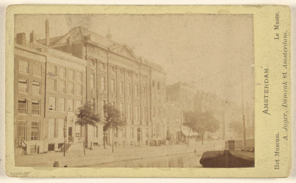 A. Jager:Amsterdam. Het Museum. Le Musee., Poster Print Wall Art