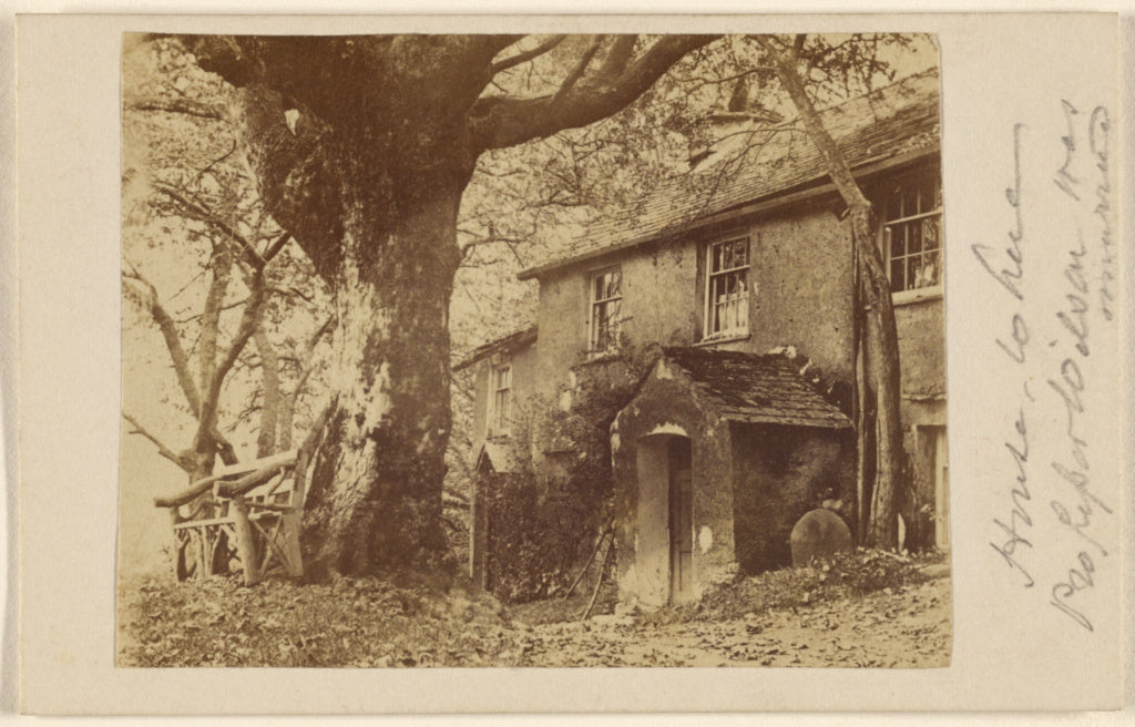 Unknown:House where Professor Wilson was married - near Ambl, Poster Print Wall Art