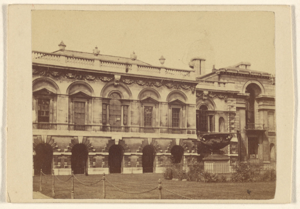 William Nichols:[Unidentified building at Cambridge, England, Poster Print Wall Art