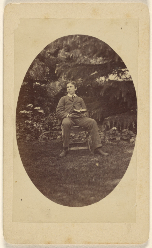 Unknown:[Photo of Helbech taken, printed and mounted by his , Poster Print Wall Art