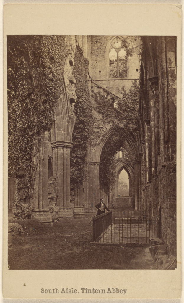 Unknown maker, British:South Aisle, Tintern Abbey., Poster Print Wall Art