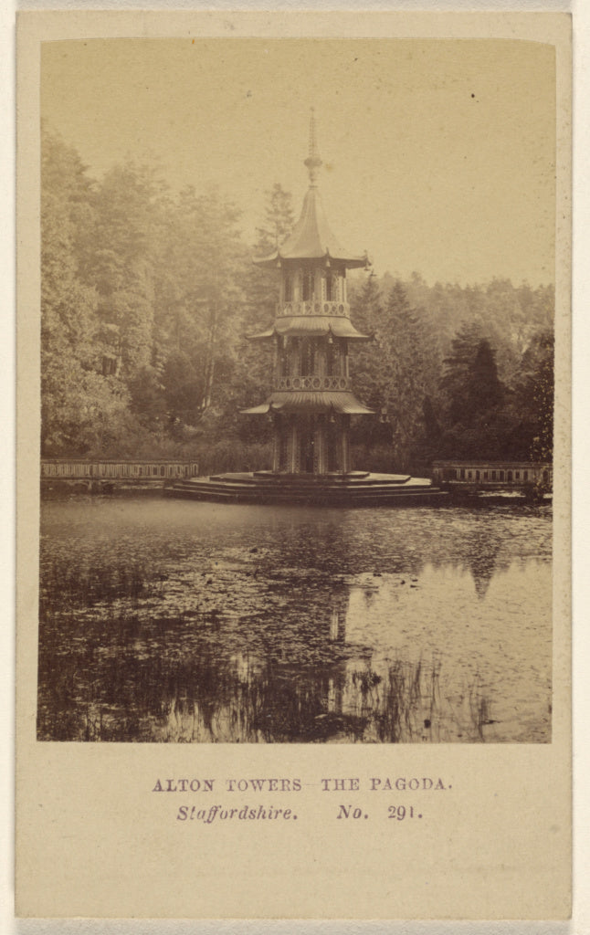 Manchester Photographic Company:Alton Towers - The Pagoda., Poster Print Wall Art