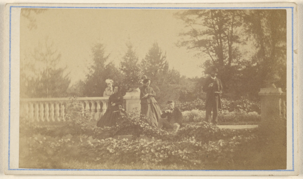 Unknown:[Five unidentified people: three women and one man s, Poster Print Wall Art