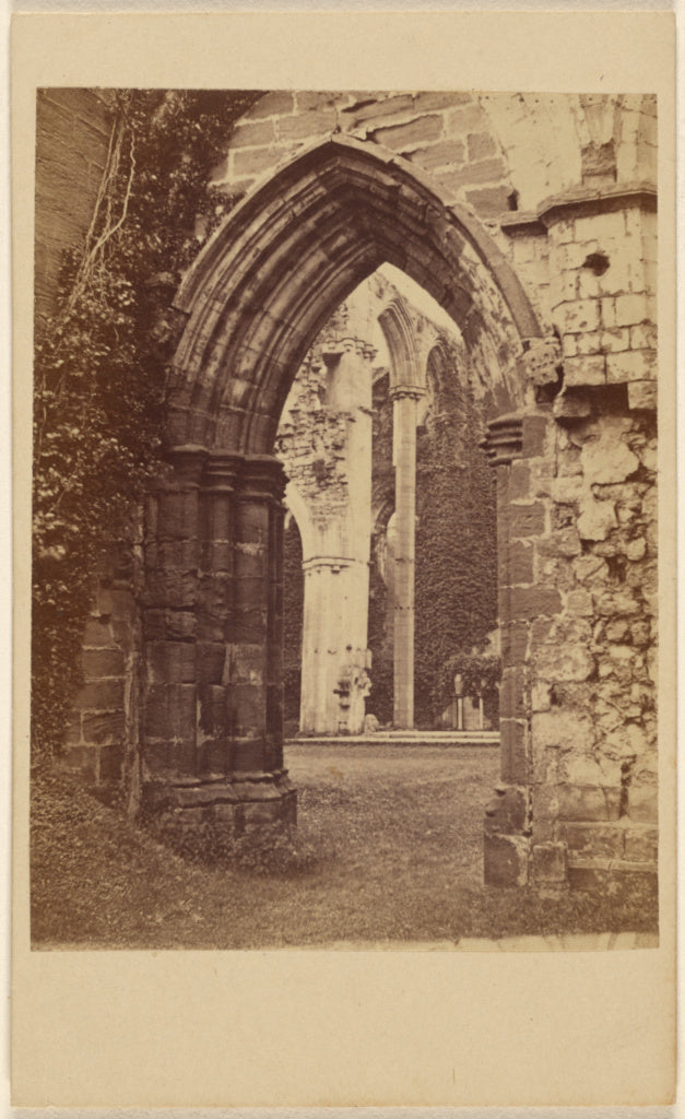 Unknown maker, British:South Aisle, Fountain Abbey, Poster Print Wall Art