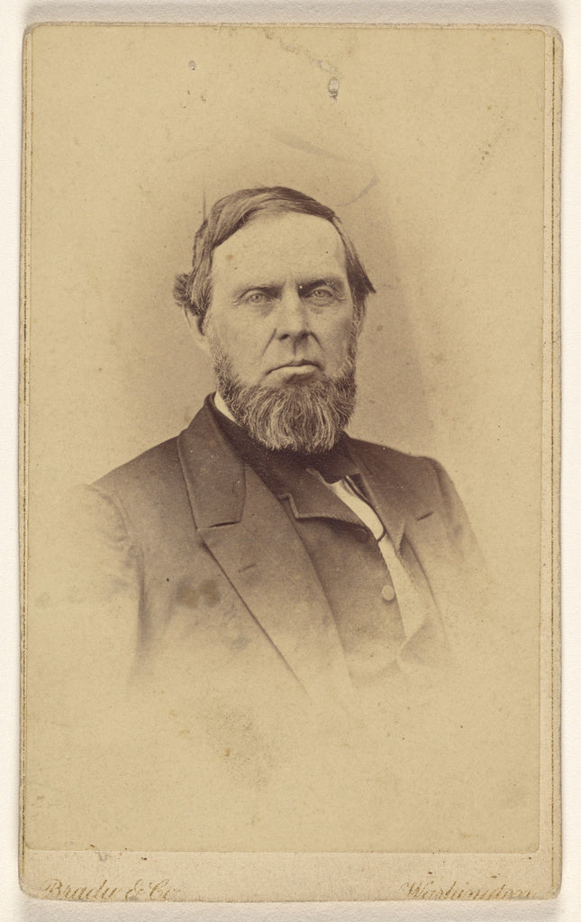 Mathew B. BradyStudio of:[Unidentified bearded man, printed , Poster Print Wall Art