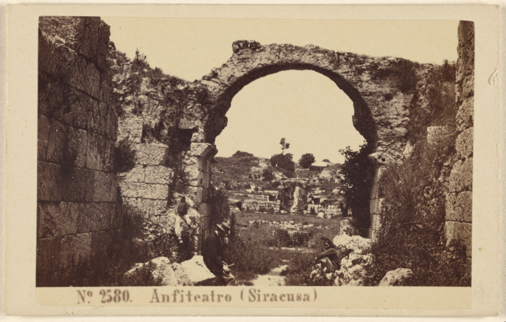 Sommer & Behles:Anfiteatro (Siracusa), Poster Print Wall Art
