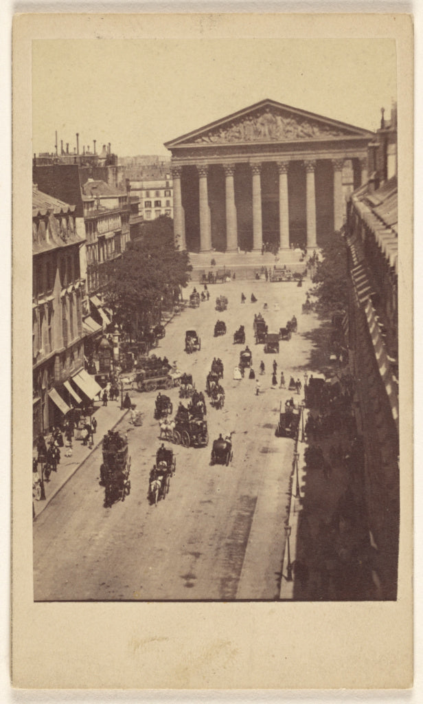Jules Deplanque:Vue Royale et la Madeleine, Poster Print Wall Art