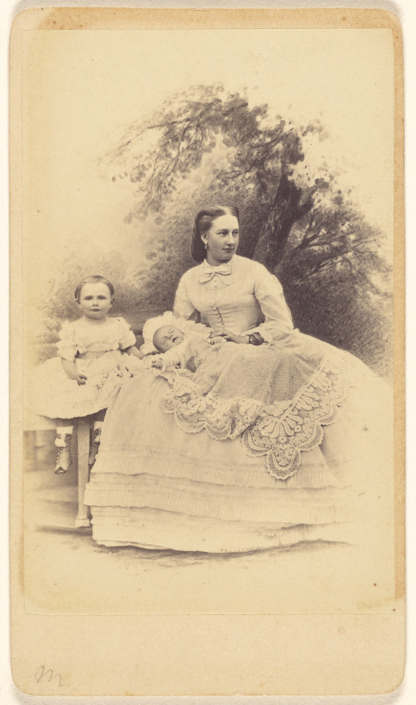 Hanns Hanfstaengl:[Princess George/Princess Clementine & chi, Poster Print Wall Art