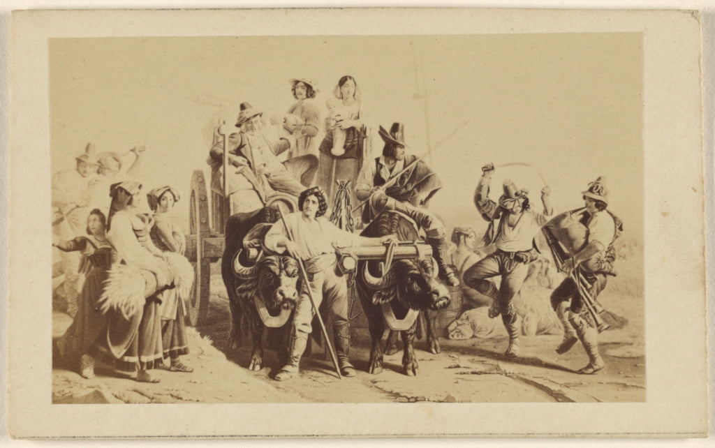 Attributed to Unknown maker, French:Les Moissonneurs [copy o, Poster Print Wall Art