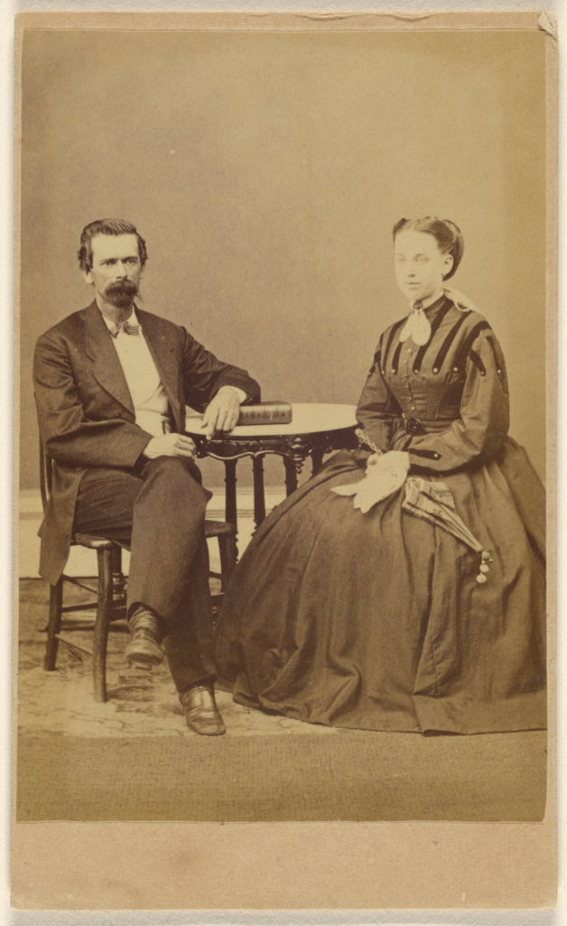 S.G. Sheaffer & Company:[Unidentified couple, both seated at, Poster Print Wall Art