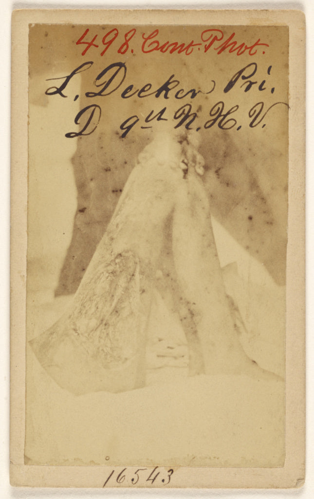Reed Brockway Bontecau:L. Decker Pri. D. 9th N.H.V. [Civil W, Poster Print Wall Art