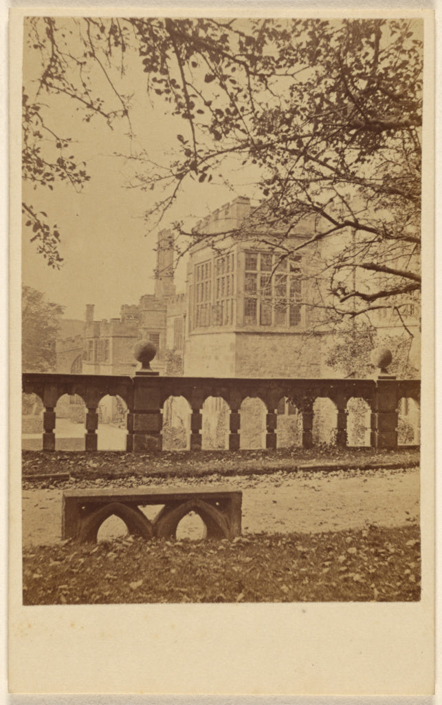 Unknown maker, British:Hadden Hall Derbyshire Duke of Rutlan, Poster Print Wall Art