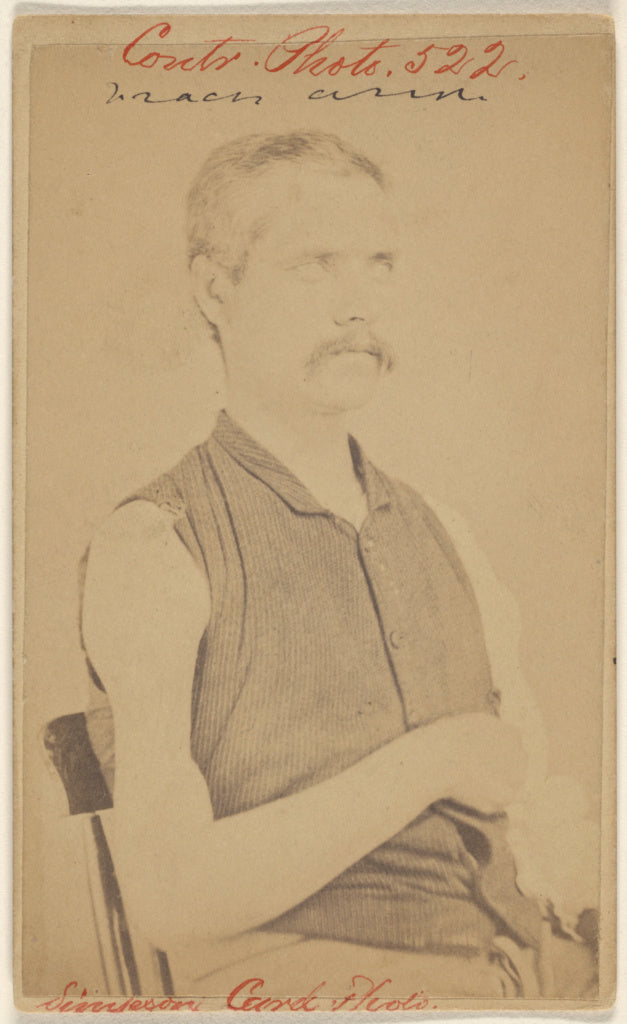 Unknown maker, American:[Corpl. A. Simpson, Civil War victim,16x12"(A3)Poster
