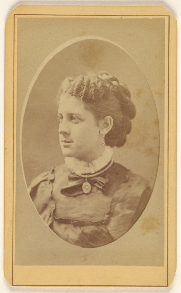 Thomas Walker Cridland:[A young woman named "Jessie", in 3/4, Poster Print Wall Art