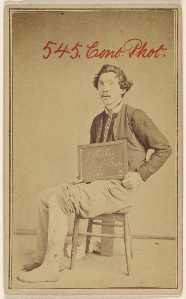 Unknown maker, American:[J. Shuhey, E 57. Mass. 18746 d., Ci, Poster Print Wall Art