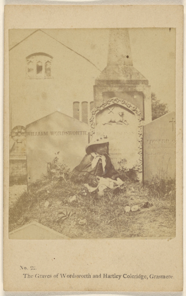 Unknown maker, British:The Graves of Wordsworth and Hartley , Poster Print Wall Art
