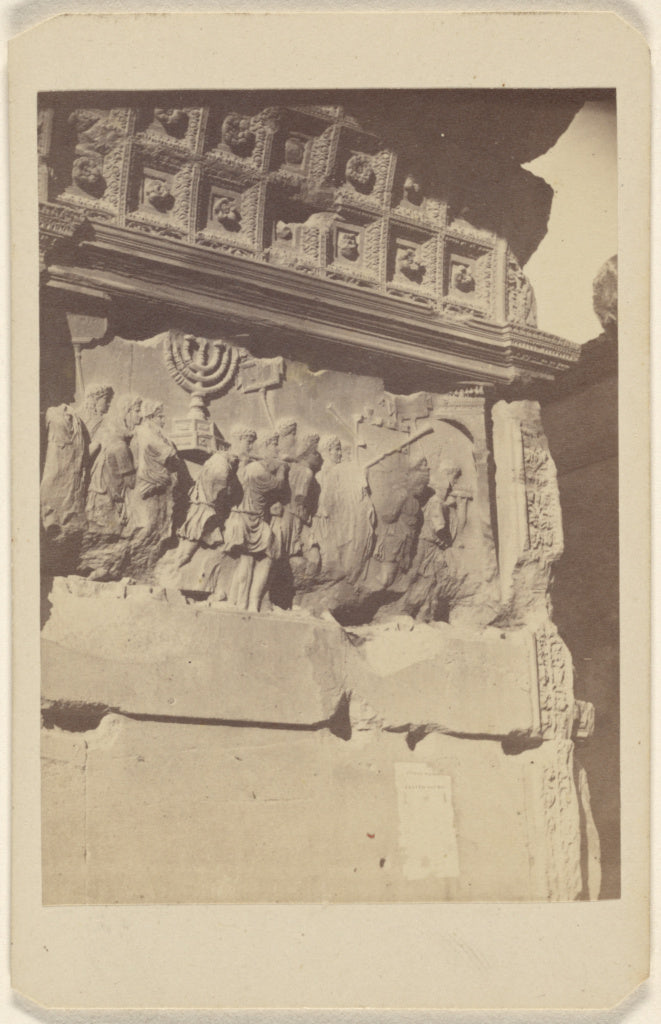Attributed to Unknown maker, Italian:Arch of Titus, Poster Print Wall Art