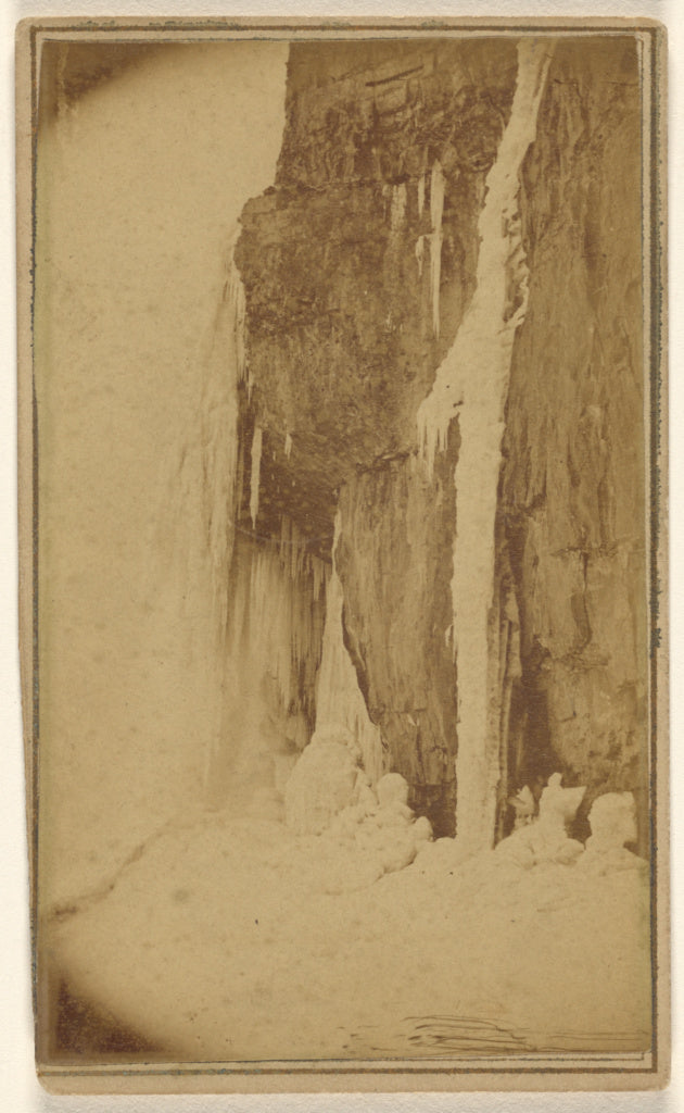 Samuel J. Mason:[Unidentified falls, near Niagara Falls, New, Poster Print Wall Art