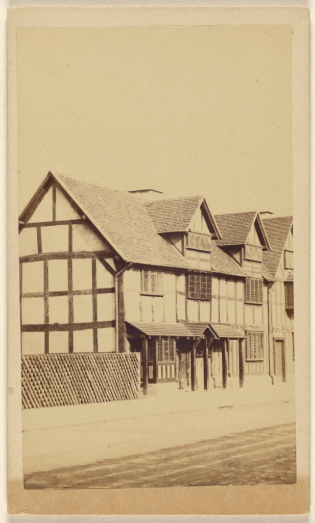 Unknown maker, British:Shakespeare's Cottage, Poster Print Wall Art