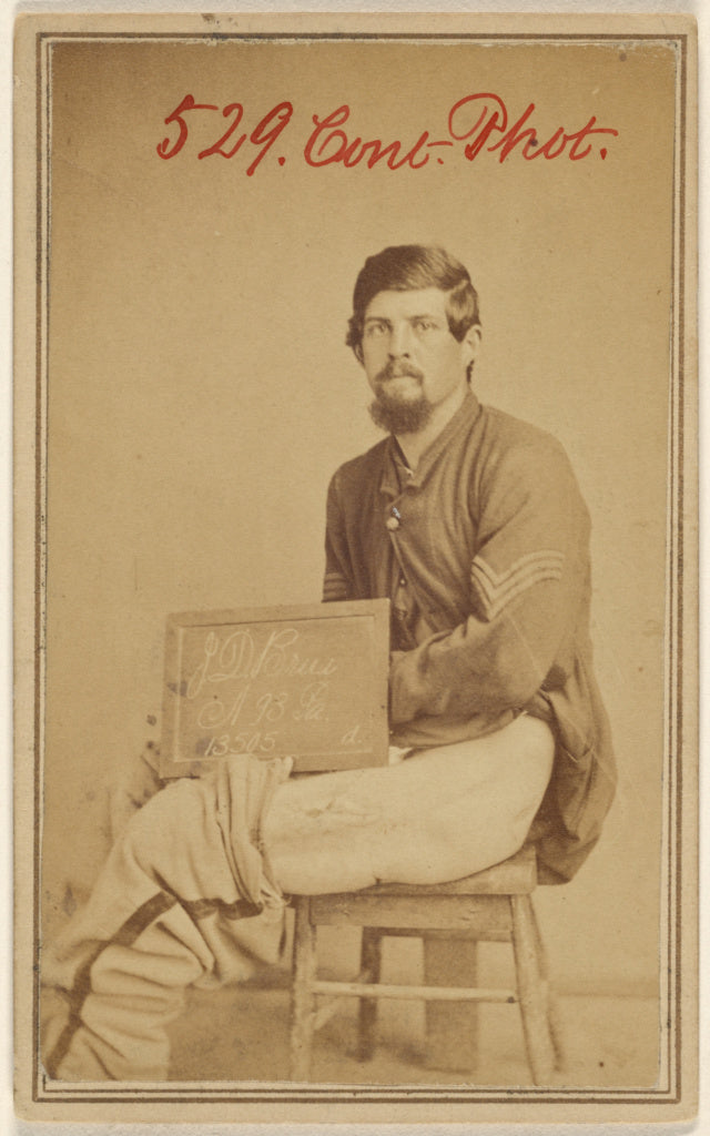 Unknown maker, American:[J.D. Brua, A. 93rd Pa. Civil War vi, Poster Print Wall Art