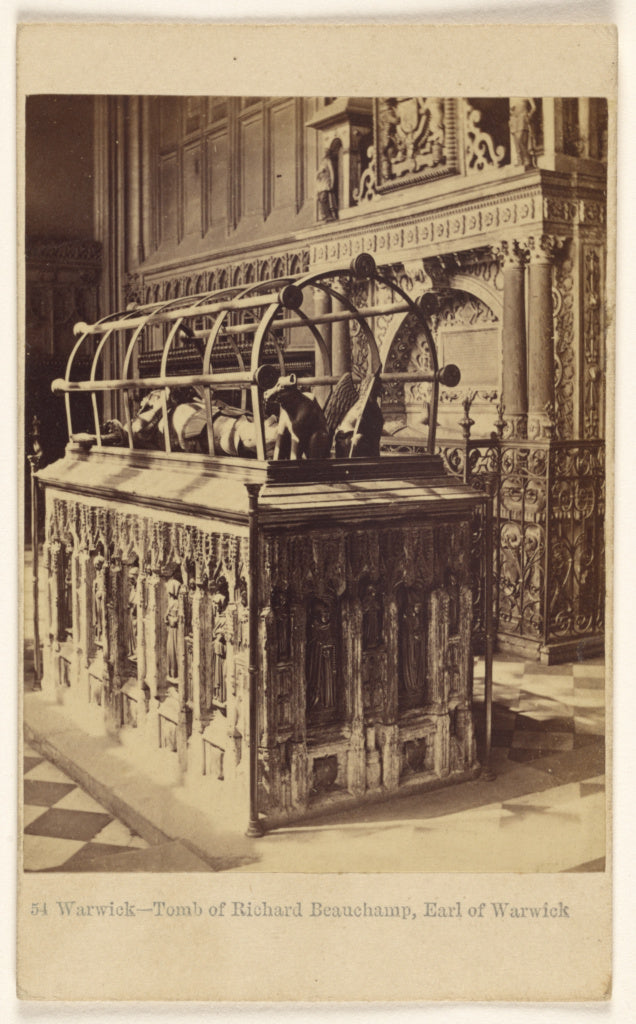 Francis Bedford:Warwick - Tomb of Richard Beauchamp, Earl of, Poster Print Wall Art