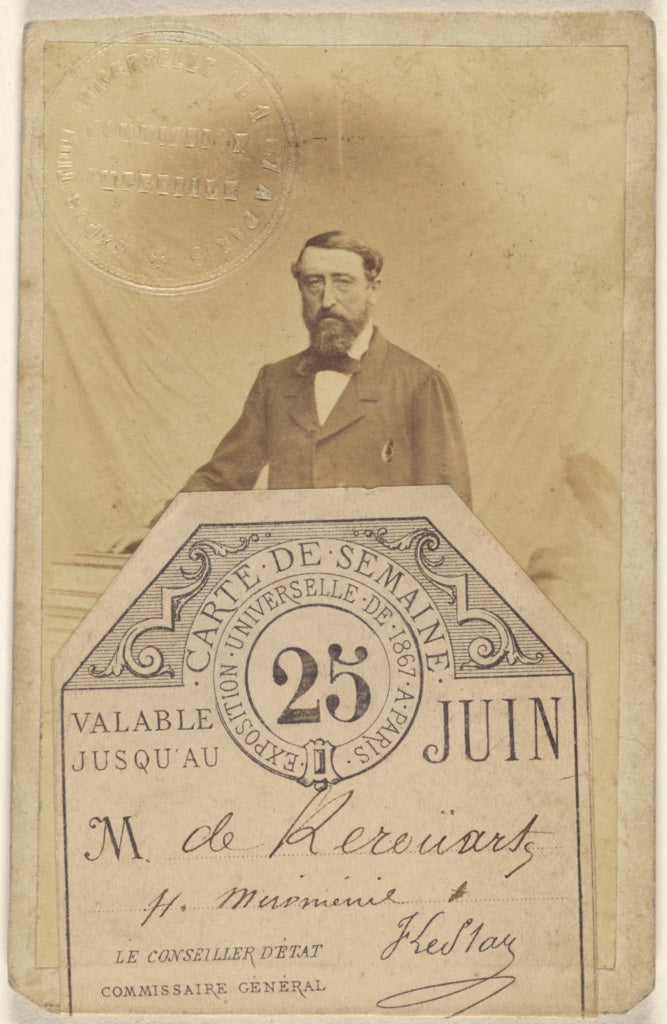 Unknown maker, French:Mr. de Kereuartz, Poster Print Wall Art