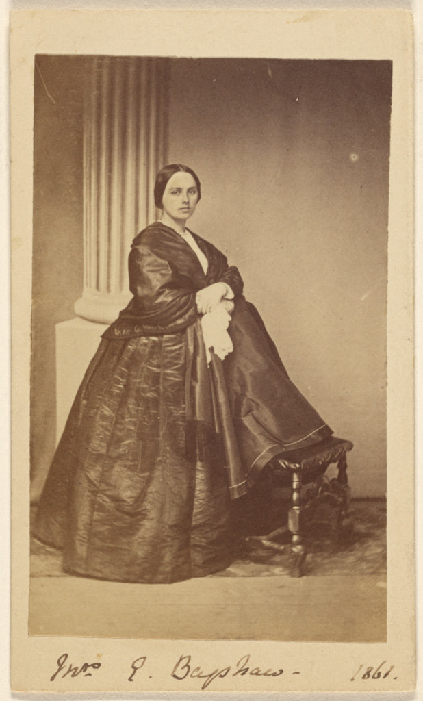 Unknown:Mrs. E. Bapshaw., Poster Print Wall Art