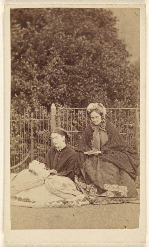 Magnus Jackson:[Two unidentified woman: one old, one young, , Poster Print Wall Art