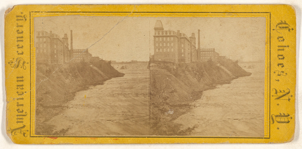 Unknown maker, American:Falls from R.R. Bridge. [Cohoes, New,16x12"(A3)Poster