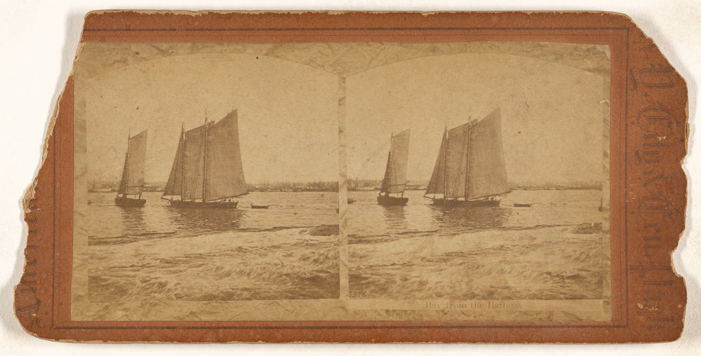 Unknown maker, American:Bay from the Battery. [New York City, Poster Print Wall Art