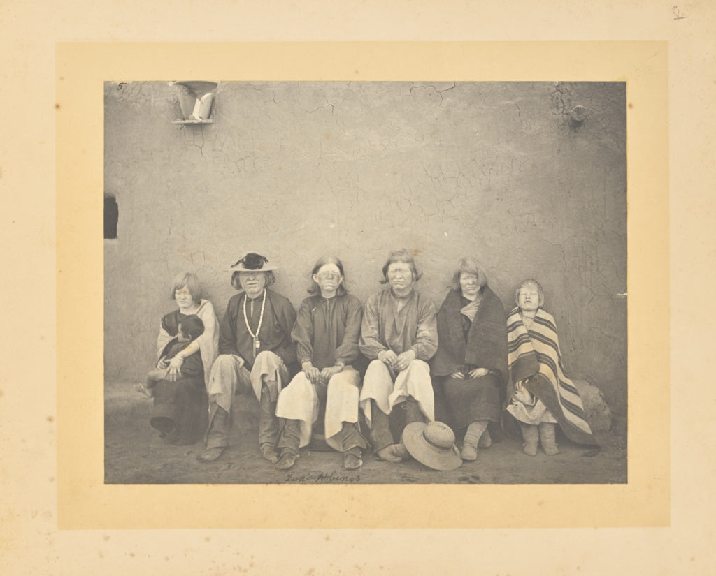 John K. Hillers:Zuni Albinos, Poster Print Wall Art