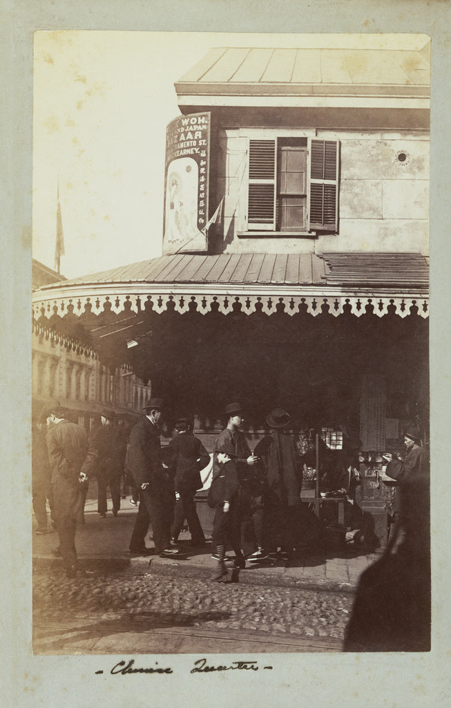 Carleton Watkins:Chinese Quarter, Poster Print Wall Art