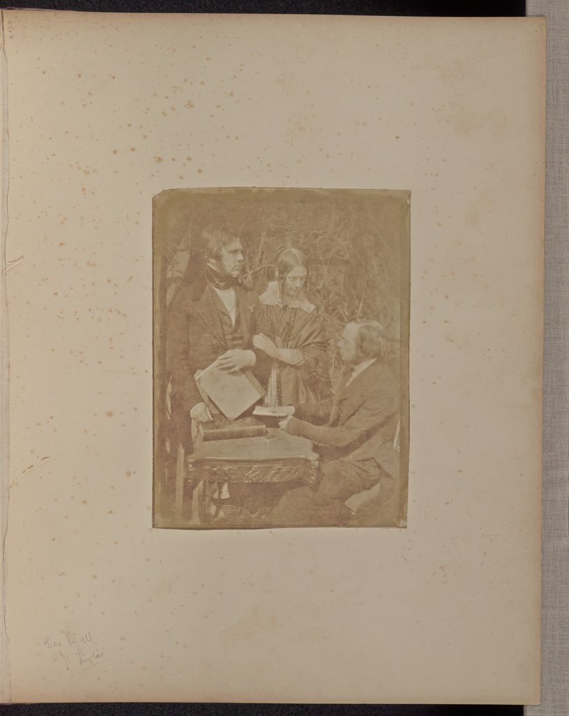 Hill & Adamson:[Dr George Bell, Lady Alexina Moncrieff and R, Poster Print Wall Art