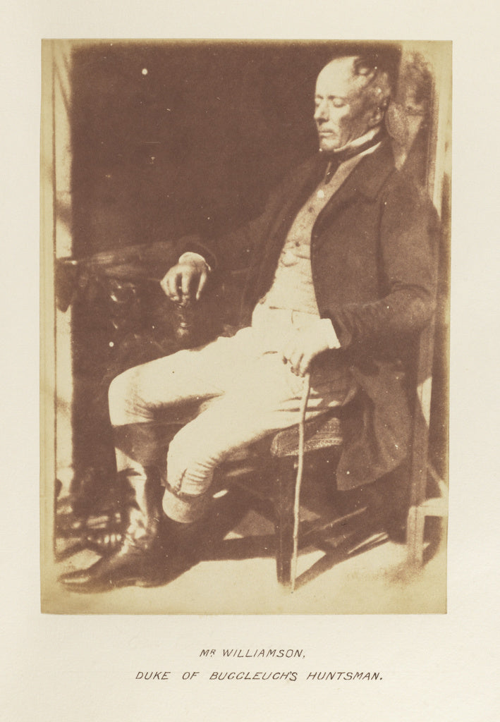 Hill & Adamson:[Mr. Williamson, Duke of Buccleuch's Huntsman, Poster Print Wall Art